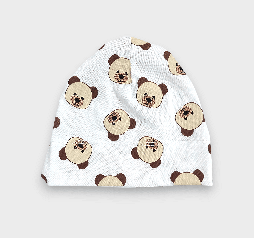 Setul pentru bebeluși Rainy din 5 piese „Ursuleți”, 56-62 cm, de culoare rezeda