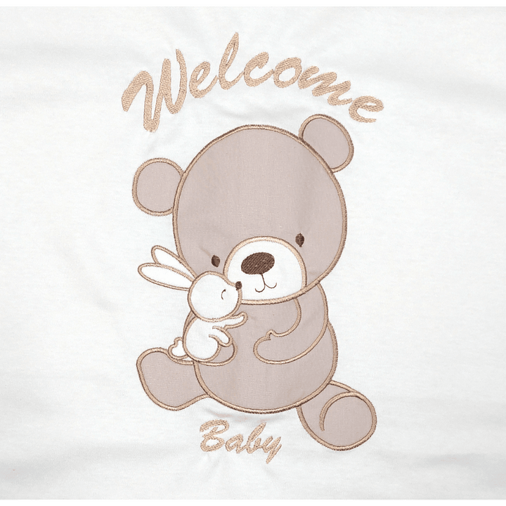 Rainy Set pentru bebeluși pentru externare din maternitate 7 piese Welcome Baby Bear and Rabbit