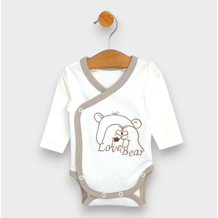 Rainy Set pentru ieșirea din maternitate 8 piese. Love Bear