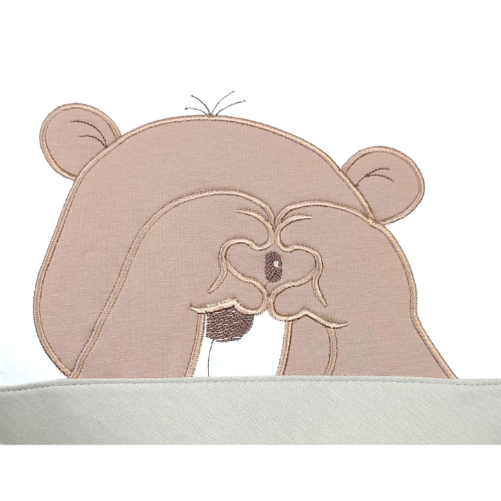 Rainy Set pentru ieșirea din maternitate 8 piese. Love Bear