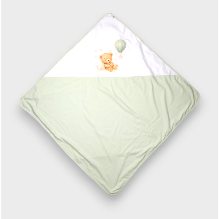 Set pentru ieșirea din maternitate Rainy, 8 piese, Green Bear