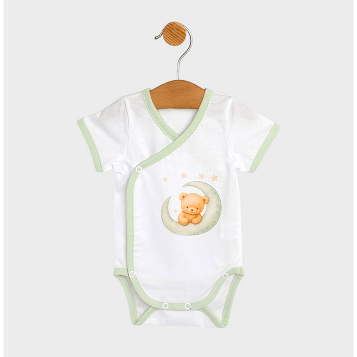 Set pentru ieșirea din maternitate Rainy, 8 piese, Green Bear