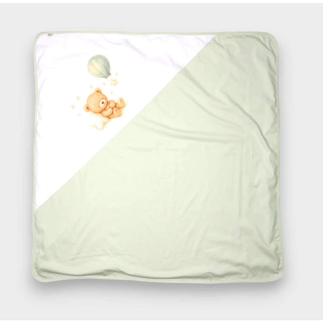 Set pentru ieșirea din maternitate Rainy, 8 piese, Green Bear
