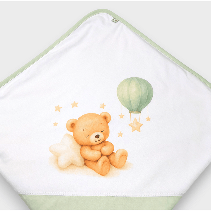 Set pentru ieșirea din maternitate Rainy, 8 piese, Green Bear