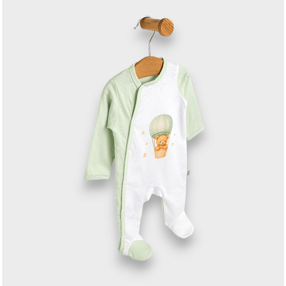 Set pentru ieșirea din maternitate Rainy, 8 piese, Green Bear