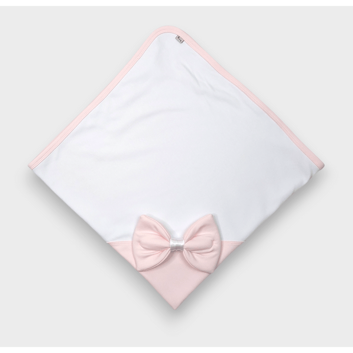 Rainy Set pentru ieșirea din maternitate pentru bebeluși cu rochiță 6 piese. Ribbon roz