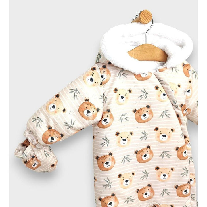 Rainy Combinezon bebeluși Bears 56 - 86 cm. moca