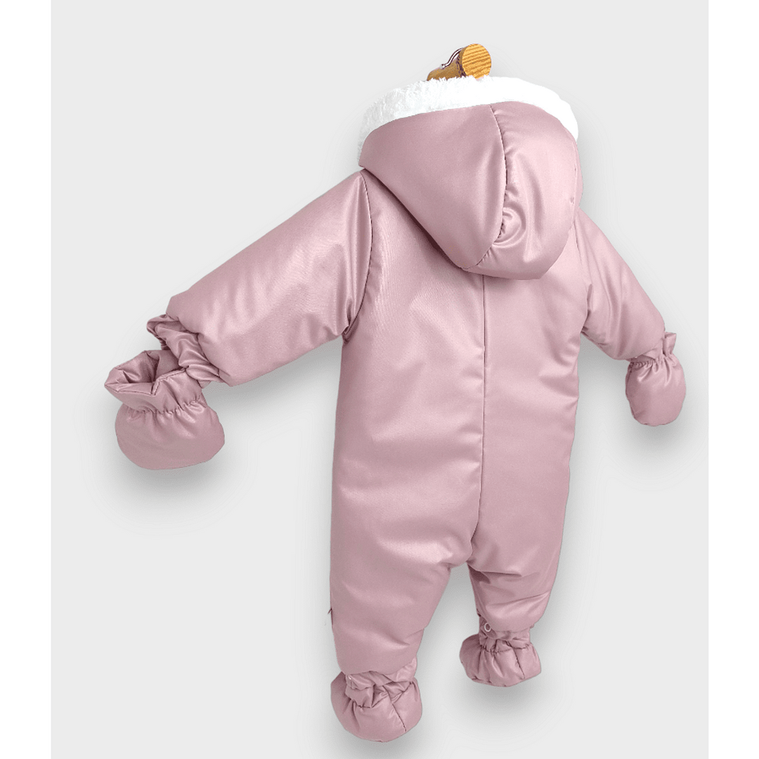 Rainy Combinezon pentru bebeluși „Cute penguins”, 56–86 cm, roz