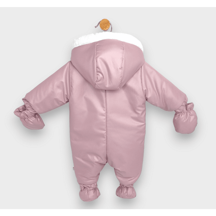 Rainy Combinezon pentru bebeluși „Cute penguins”, 56–86 cm, roz