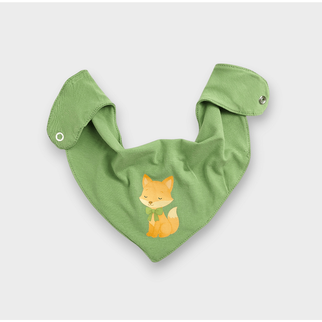 Rainy Bavetă tip bandană pentru bebeluși Best friends pădure