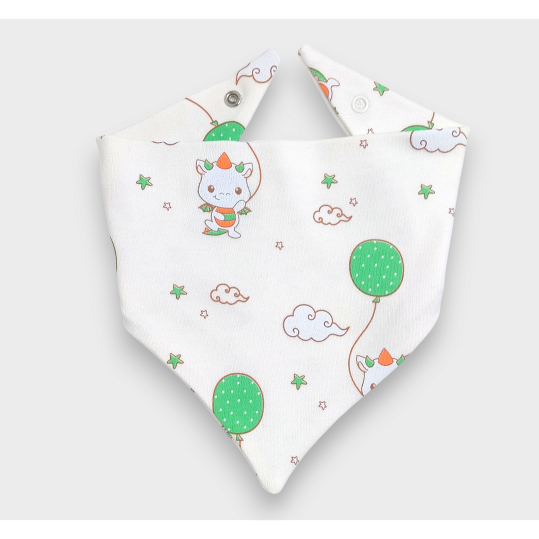 Rainy Bavetă tip bandană pentru bebeluși Dino