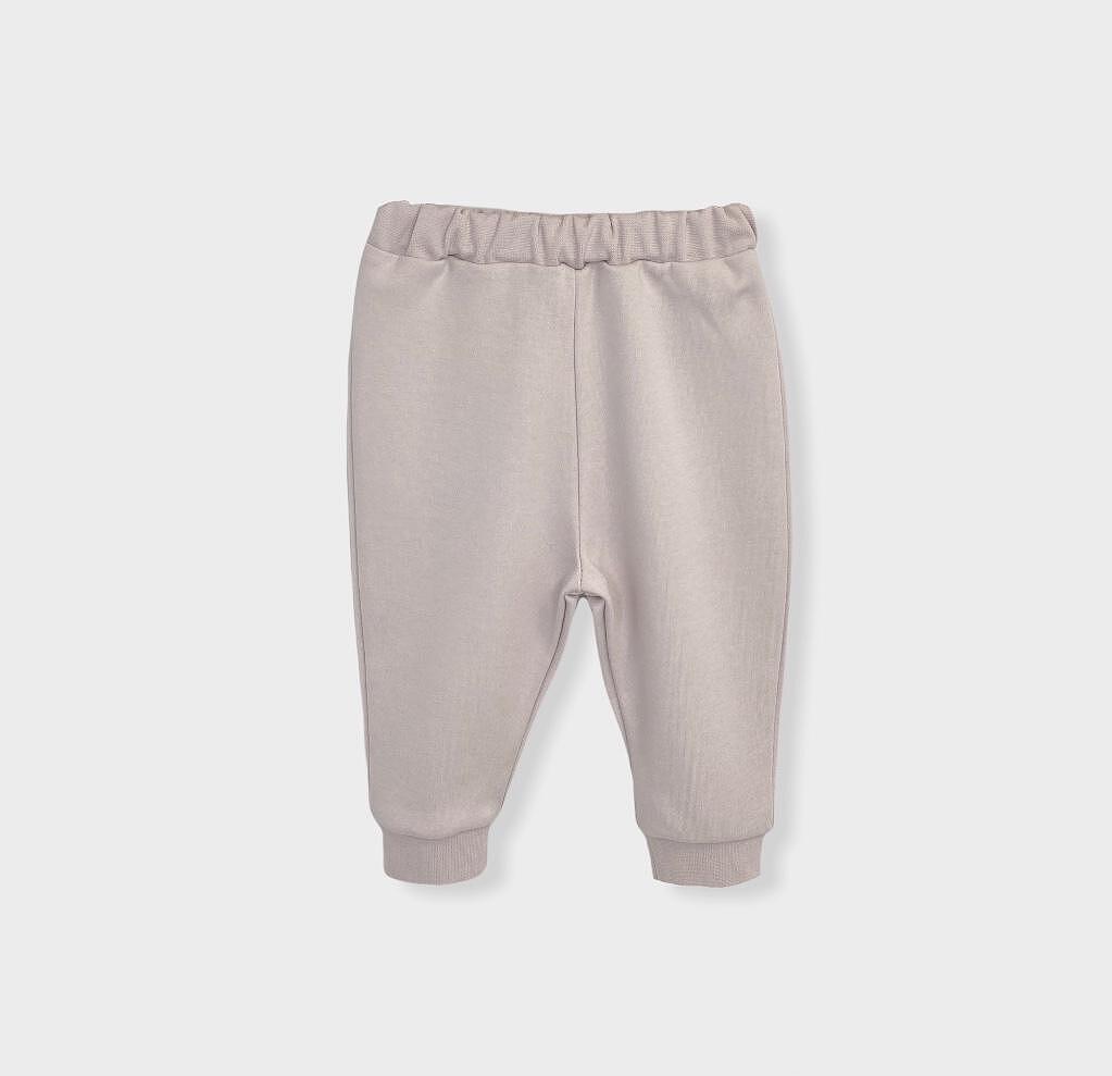 Rainy Pantaloni pentru bebeluși cu manșetă, culoarea ecru delicat, 62-80 cm.