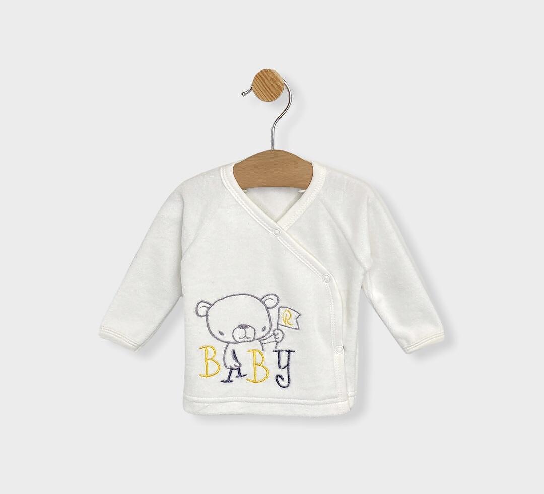 Set de 2 piese din pluș pentru bebeluși Rainy Baby Bear maro
