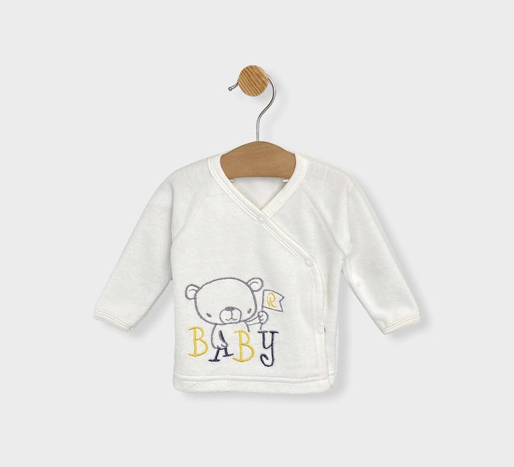 Set de 2 piese din pluș pentru bebeluși Rainy Baby Bear maro