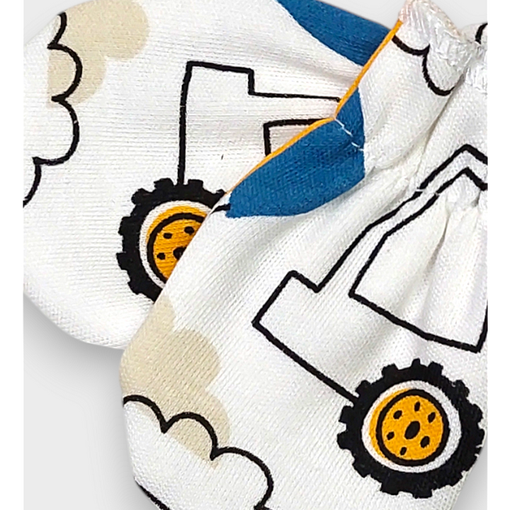 Rainy Mănuși pentru bebeluși cu elastic Excavatoare