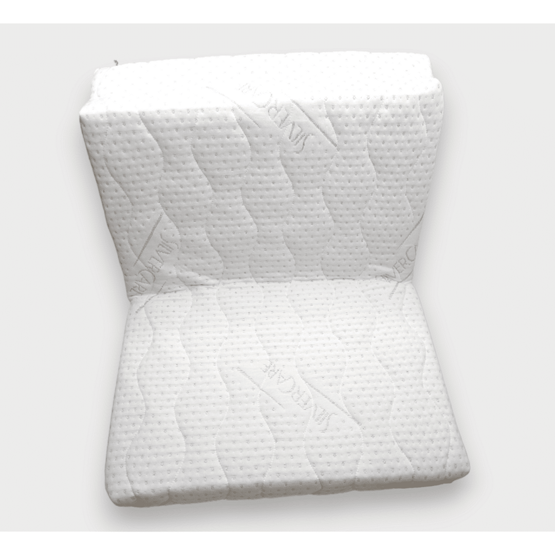Saltea pliabilă pentru bebeluși Rainy 60x120 cm cu fire de argint