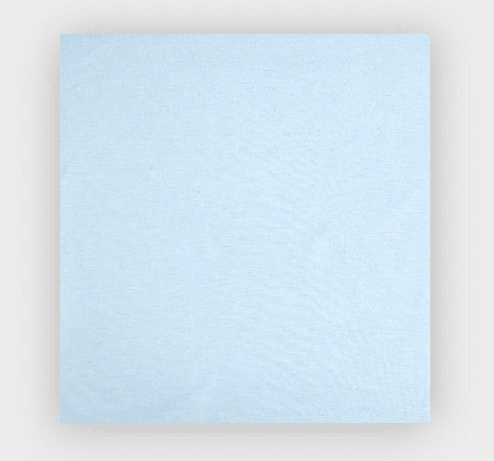 Rainy Cearșaf tricotat pentru bebeluși cu elastic 60x120 cm. albastru
