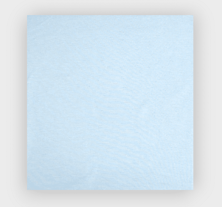 Rainy Cearșaf tricotat pentru bebeluși cu elastic 65x110 cm. albastru