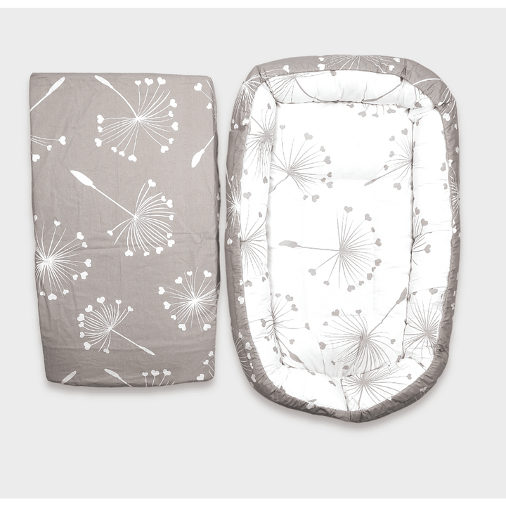 Rainy Cuib anti-reflux pentru nou-născuți Lux Păpădii maro