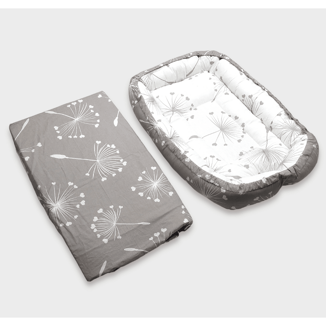 Rainy Cuib anti-reflux pentru nou-născuți Lux Păpădii maro