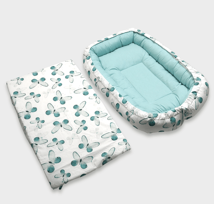 Rainy Cuib anti-reflux pentru nou-născuți Lux Fluturi