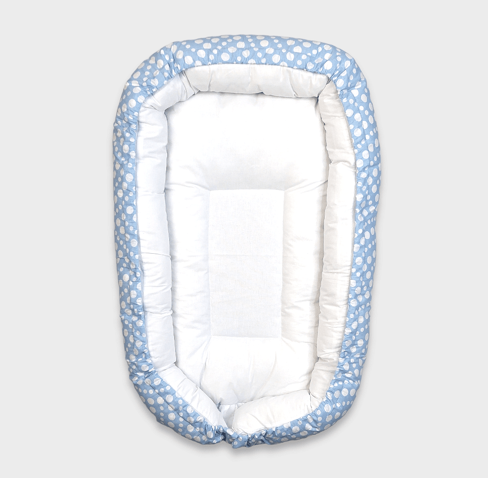 Rainy Cuib anti-reflux pentru nou-născuți Lux Puncte albe
