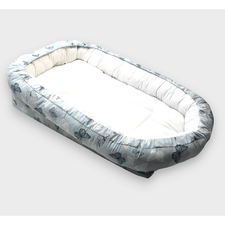 Rainy Cuib anti-reflux pentru nou-născuți Lux Fluturași mentă