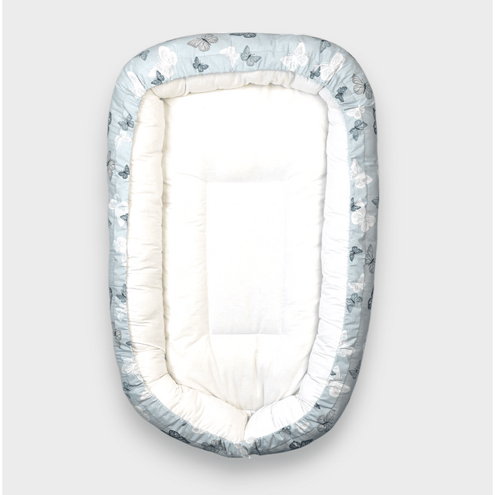 Rainy Cuib anti-reflux pentru nou-născuți Lux Fluturași mentă