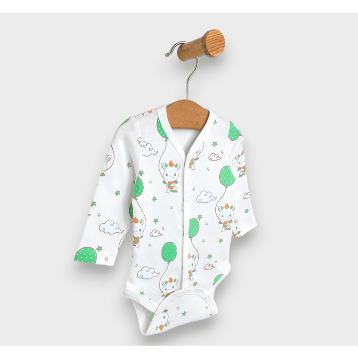 Rainy Body bebeluș Dino cu închidere frontală 48-68 cm.