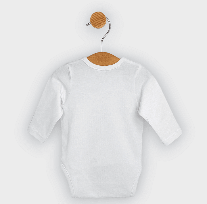 Rainy Body bebe Fundiță cu închidere frontală 48-68 cm. alb