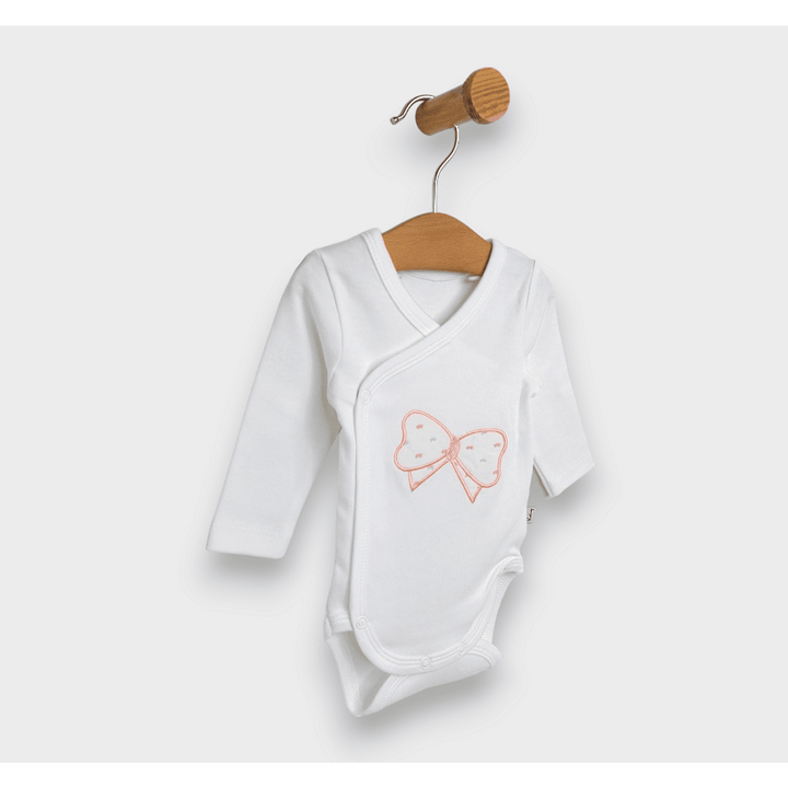 Rainy Body bebeluș Fundiță cu închidere laterală 48-68 cm. ecru