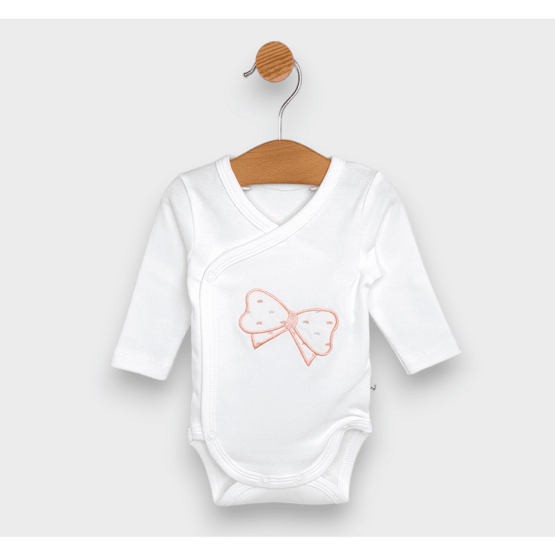 Rainy Body bebeluș Fundiță cu închidere laterală 48-68 cm. ecru
