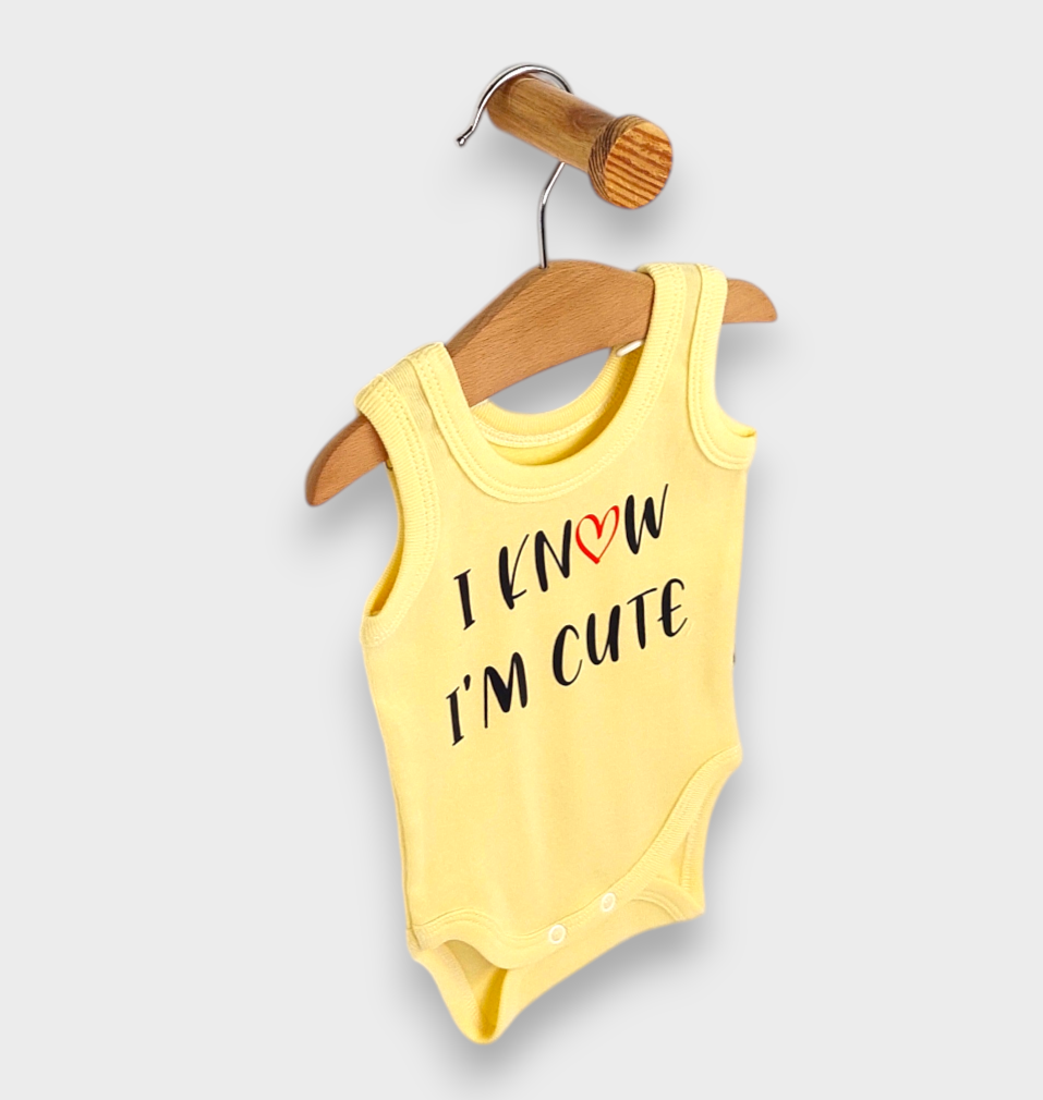 Rainy Body tip maiou pentru bebeluși 56-86cm. I'm cute nisip
