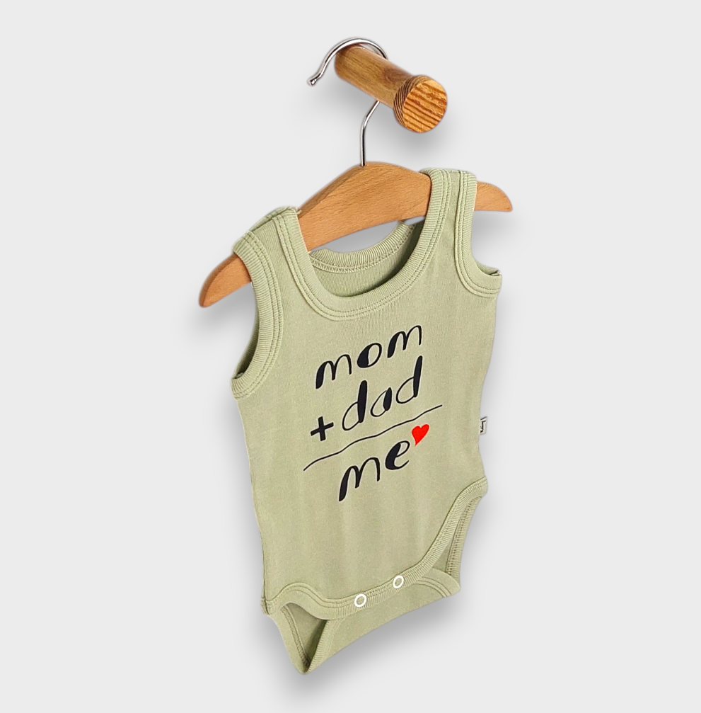 Rainy Body maiou pentru bebeluși 56-86 cm. Model Mom + dad