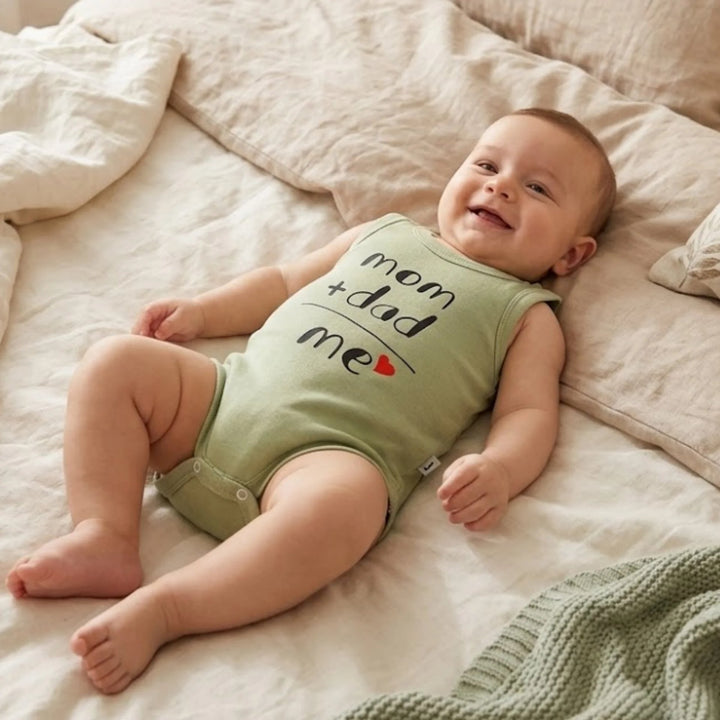 Rainy Body maiou pentru bebeluși 56-86 cm. Model Mom + dad
