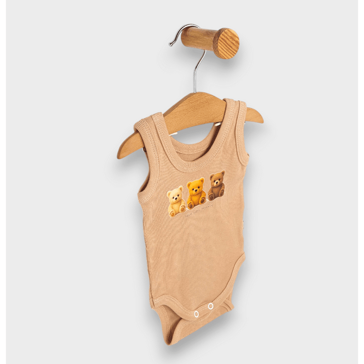 Rainy Body maiou pentru bebeluși Love you bearly 48 - 80 cm. moca