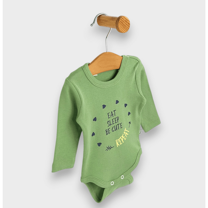 Rainy Body bebeluși cu mânecă lungă 48-86cm. Eat, Sleep... pădure