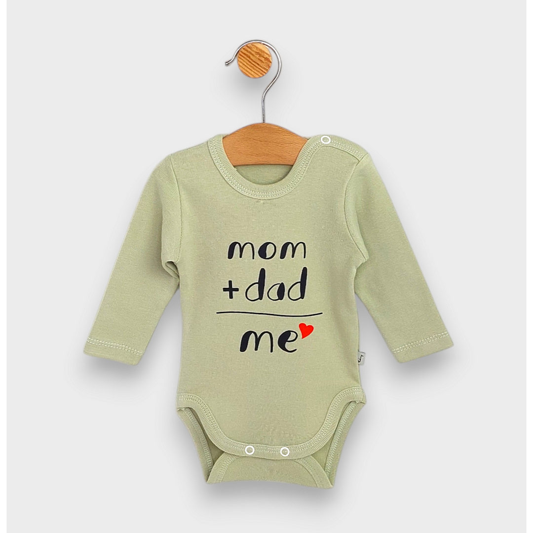 Rainy Body pentru bebeluși cu mânecă lungă 48-86 cm. Mom + dad