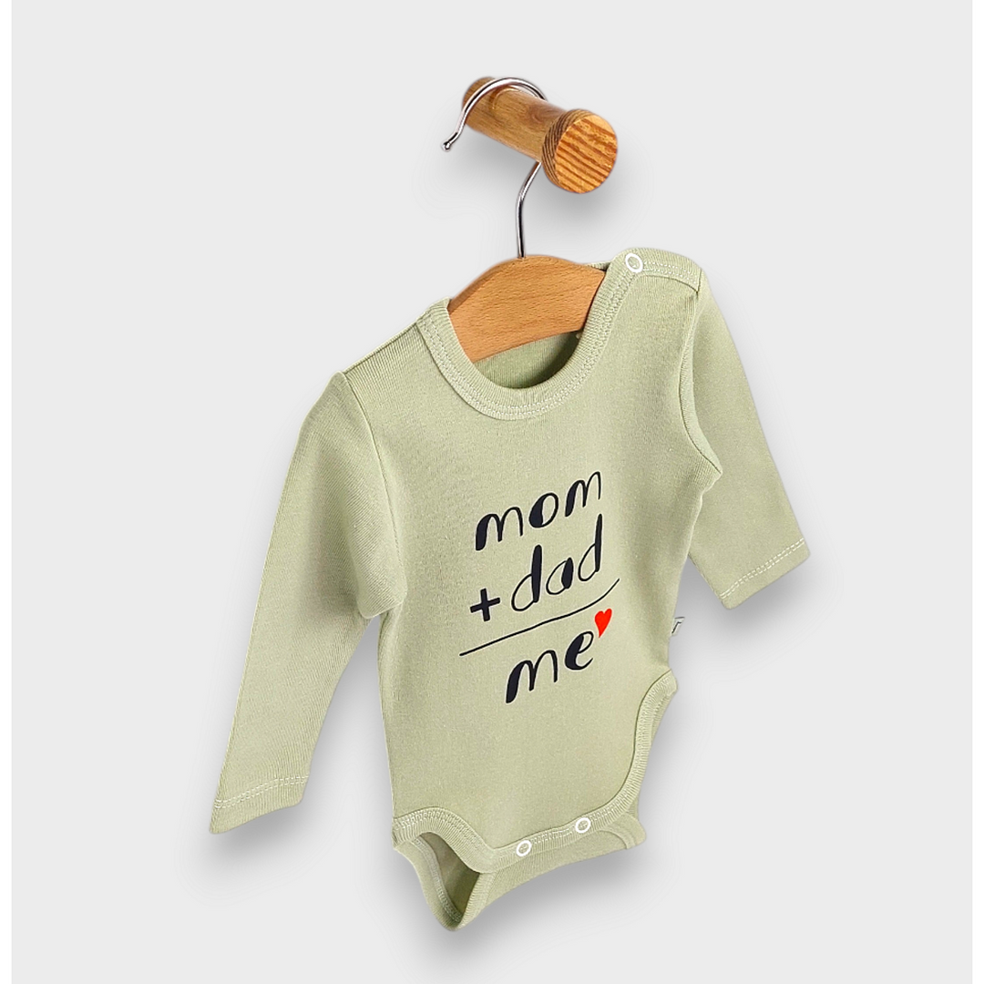 Rainy Body pentru bebeluși cu mânecă lungă 48-86 cm. Mom + dad