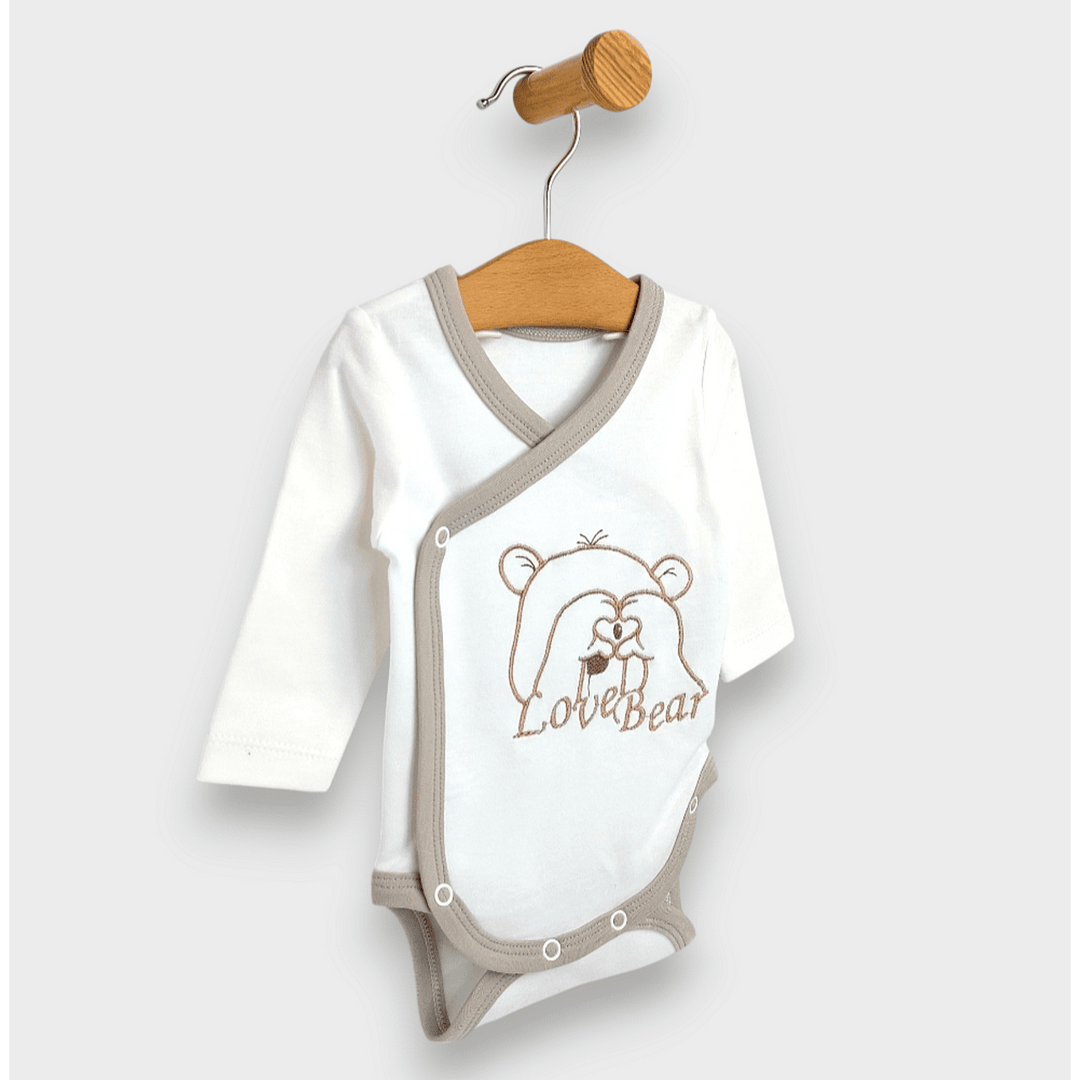 Rainy Body bebeluși cu mânecă lungă 56 - 68 cm. Love Bear
