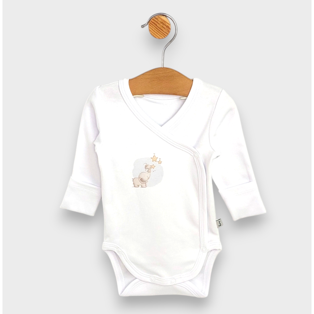 Rainy Set de 3 body-uri pentru bebeluși cu mânecă lungă și mănuși, 48–62 cm