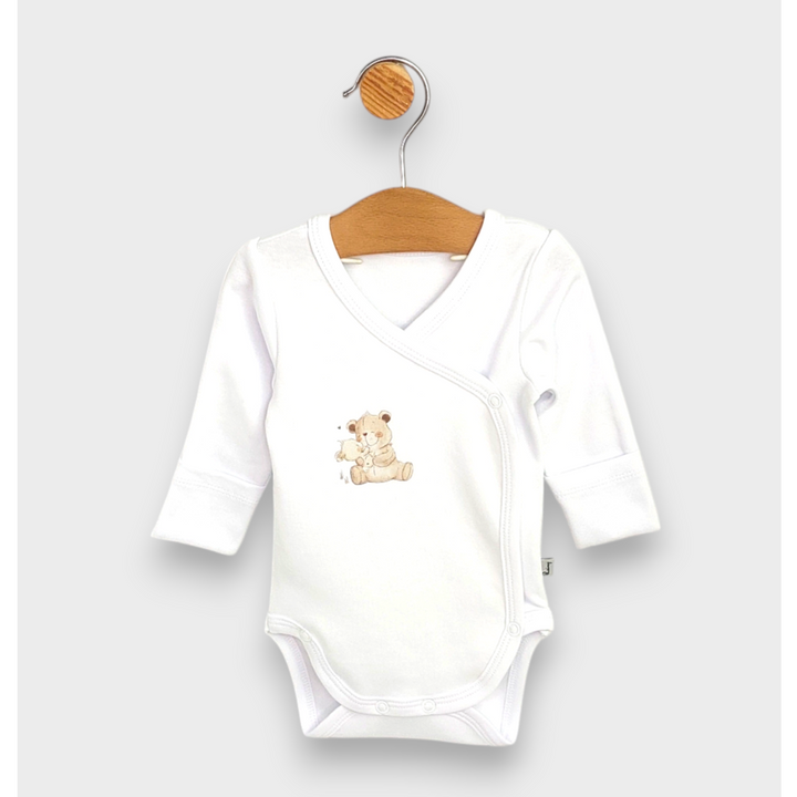 Rainy Бебешко боди с дълъг ръкав и ръкавички 48 - 62см. Baby Hug