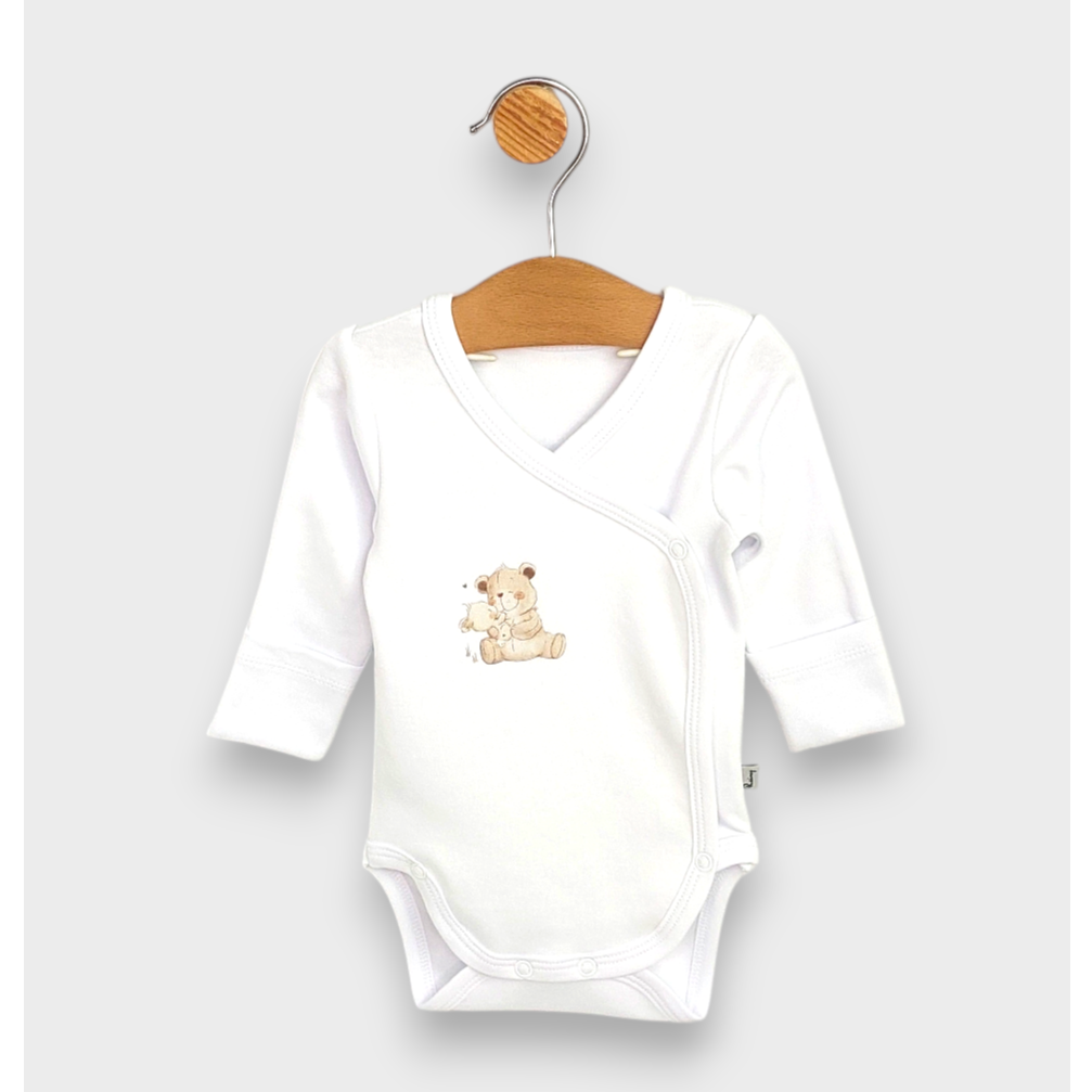 Rainy Set de 3 body-uri pentru bebeluși cu mânecă lungă și mănuși, 48–62 cm