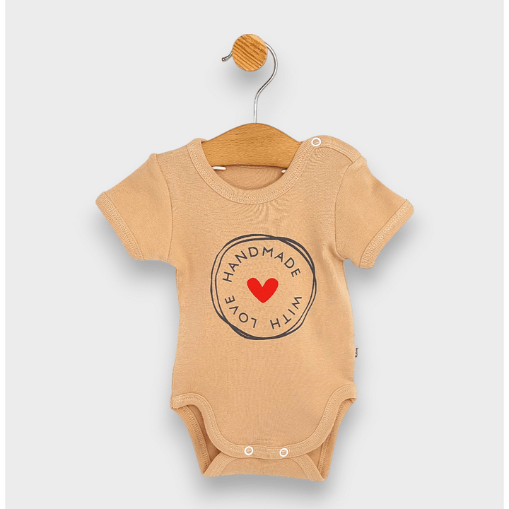 Rainy Body pentru bebeluși cu mânecă scurtă 48-86cm. Handmade with love