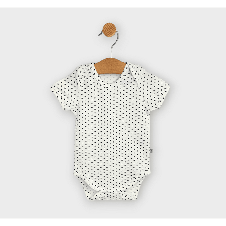 Rainy Body bebeluși cu mânecă scurtă 56 - 80 cm. Buline