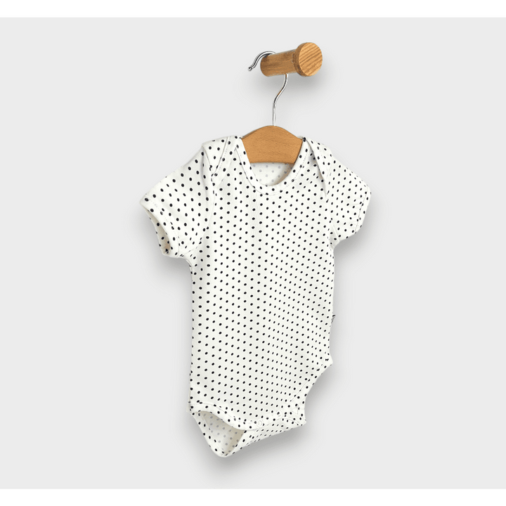 Rainy Body bebeluși cu mânecă scurtă 56 - 80 cm. Buline