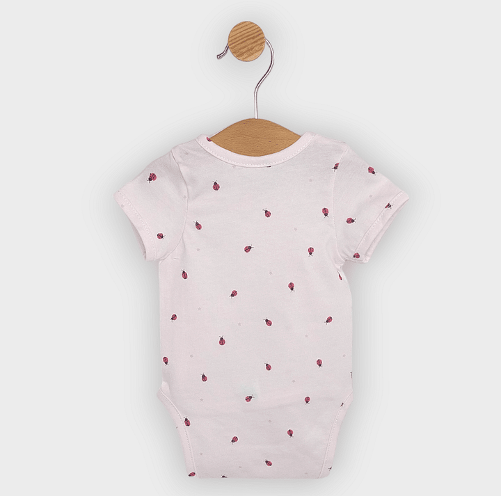 Rainy Body bebeluș cu mânecă scurtă și închidere laterală 48 - 74 cm. Buburuze