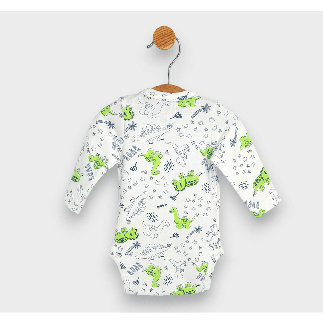 Rainy Body bebeluș cu închidere frontală Dinozauri cu palmieri 48 - 62 cm.