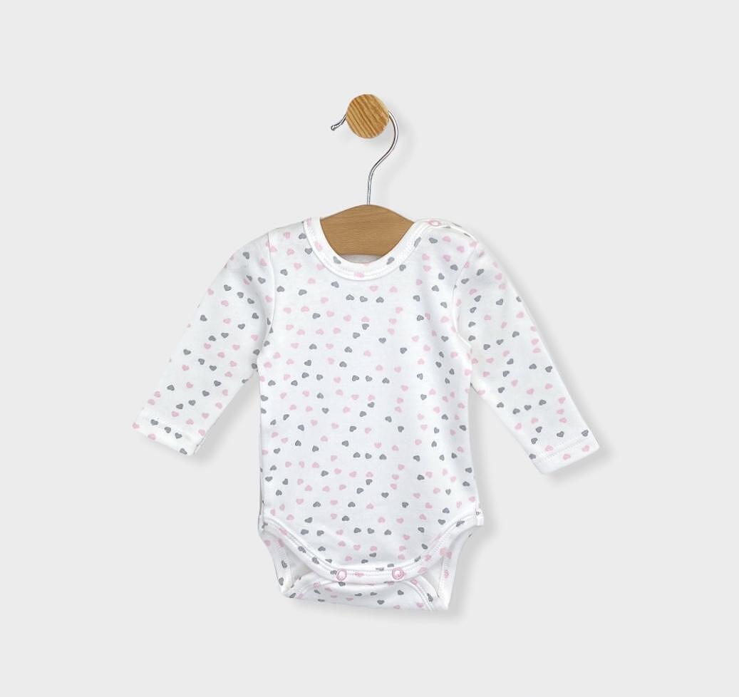 Rainy Body bebeluș cu inimioare pentru fetițe 56-80 cm.
