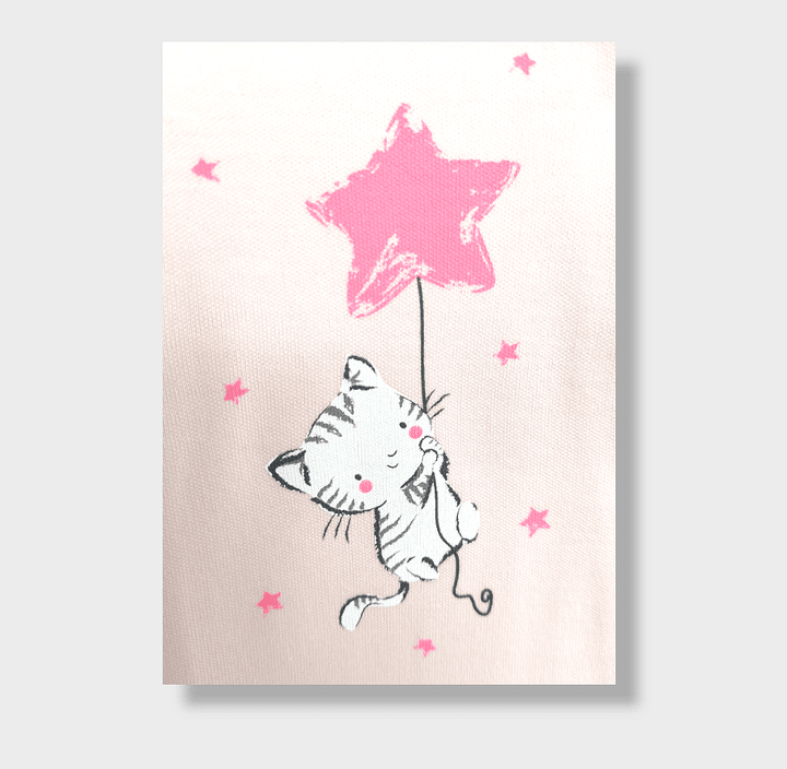 Rainy Body pentru bebeluși cu închidere laterală 48 - 68 cm. Cat and Star